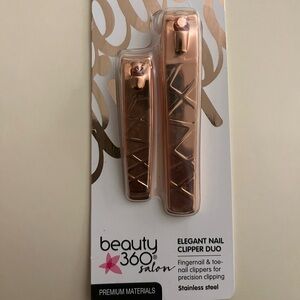 Elegant Nail Clipper Duo Finger & Toe clippers